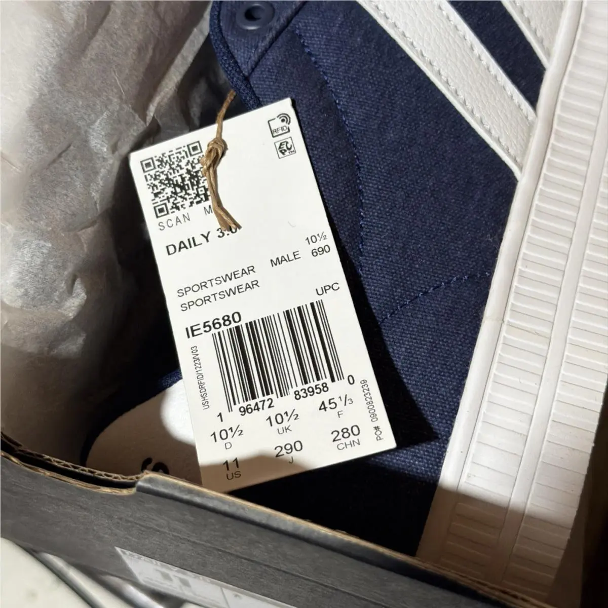 Adidas shoes - Adidas Daily 3.0 - Daily - IE5680 - Navy blue 7