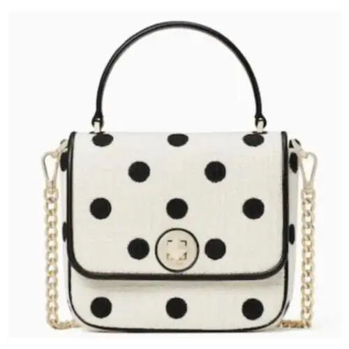 Natalia Square Embroidered Polka Dot Crossbody Handbag by Kate Spade