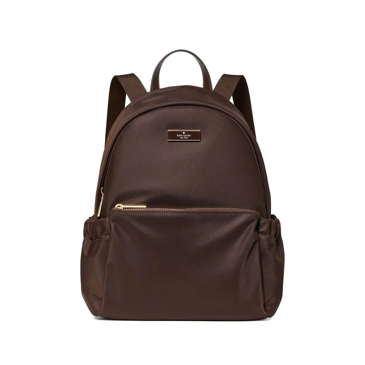 New  New York Carter Nylon Dome Backpack Hot Fudge with Dust Bag by Kate Spade