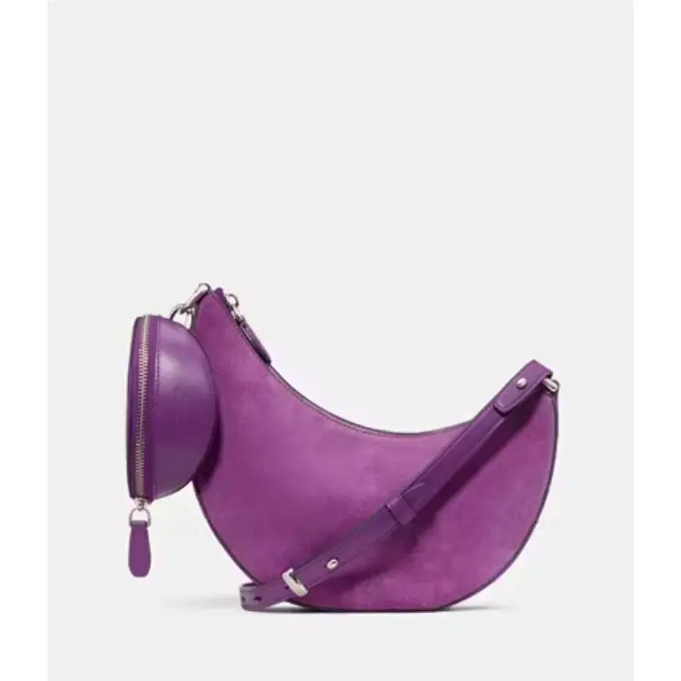 New York Duo Suede Crossbody Bag in Nightshade New by Kate Spade