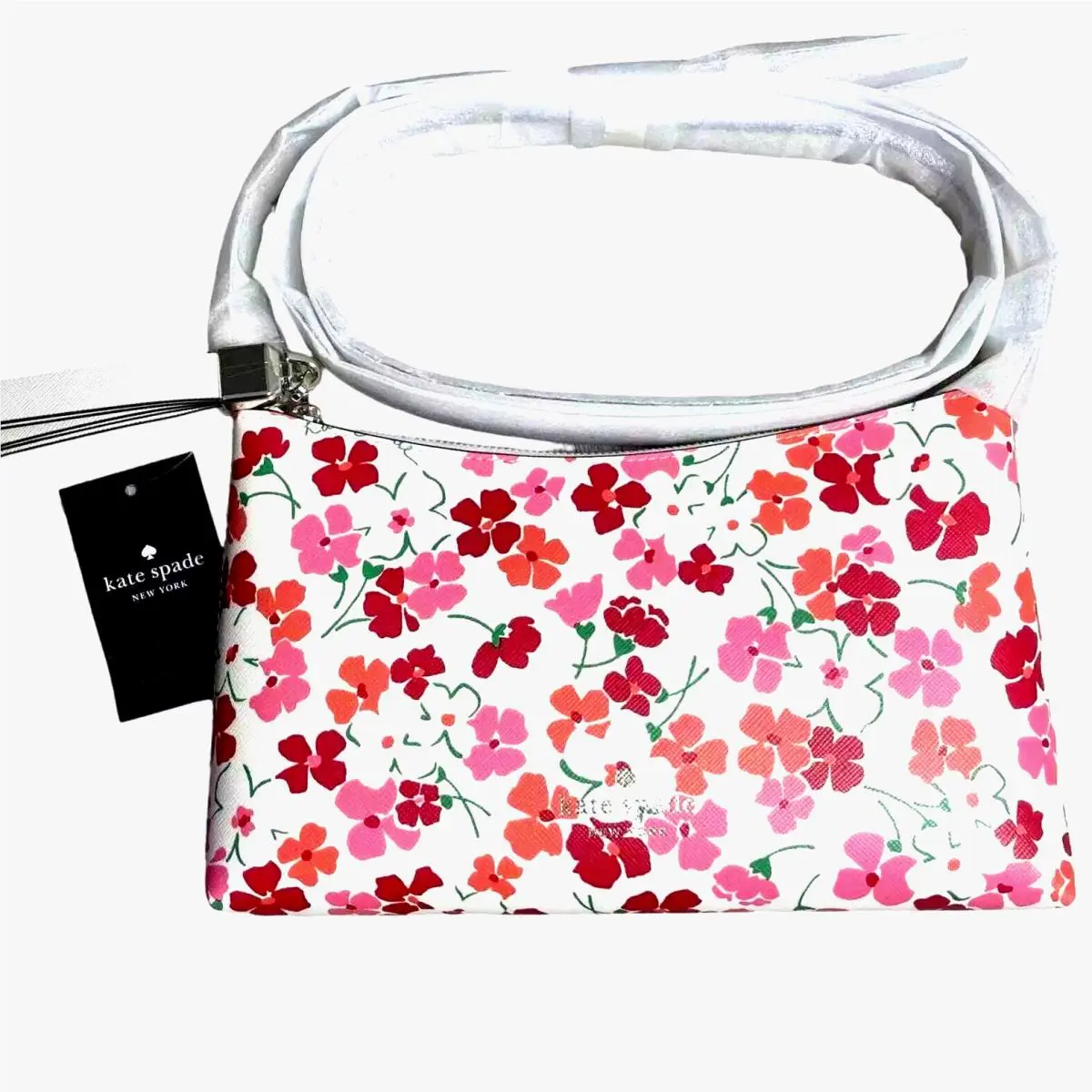 Sadie Sunny Floral Print Crossbody Handbag KG469 Pink Multi New by Kate Spade