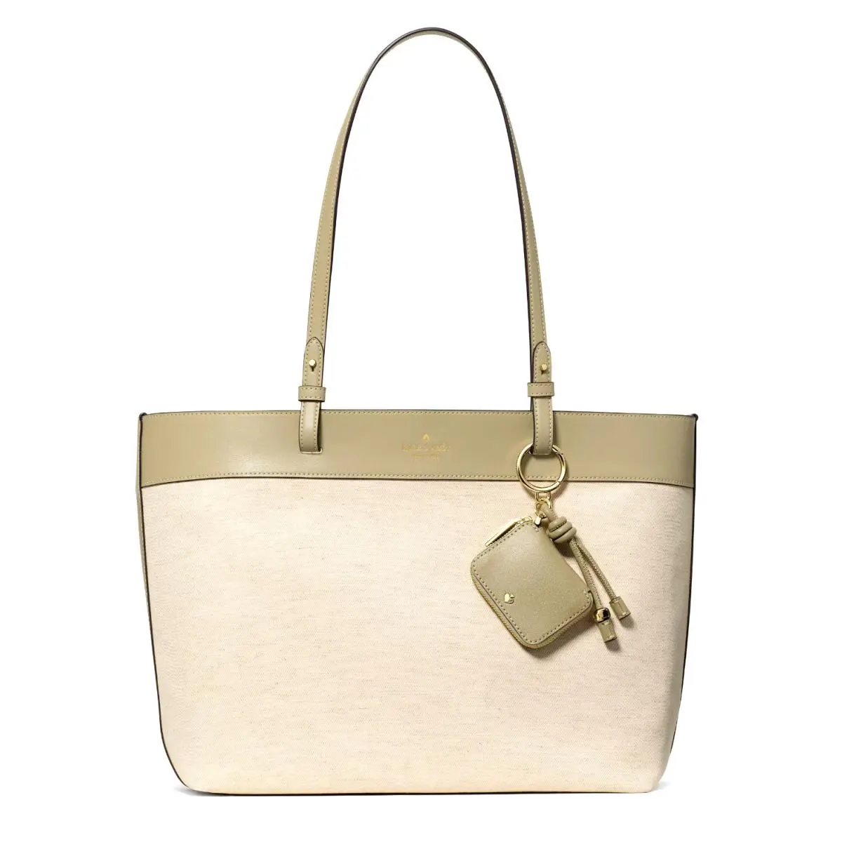 New  Tessa Tote Bag with Charm Elm Multi by Kate Spade