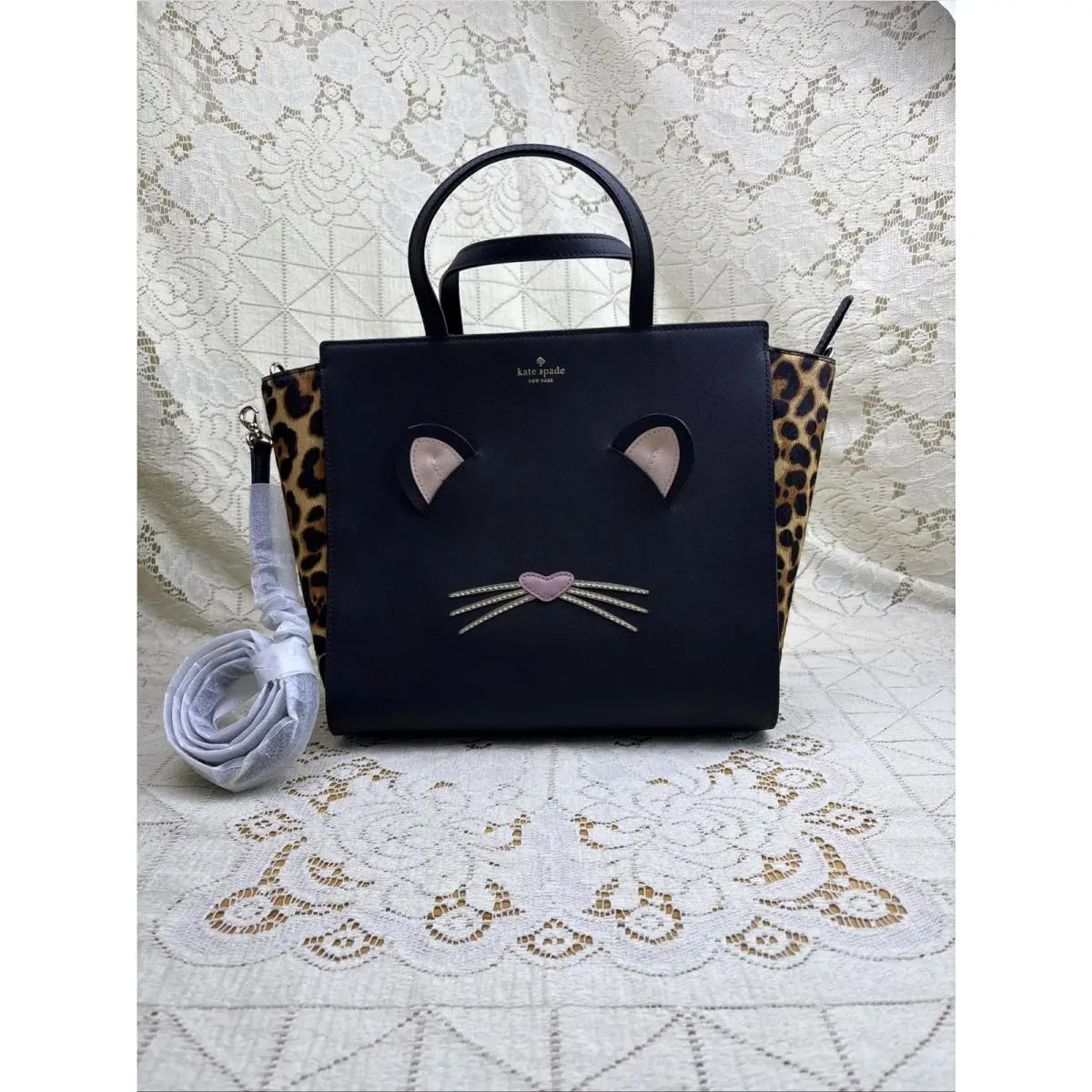 Run Wild Leopard Hayden Shoulder Bag Handbag by Kate Spade