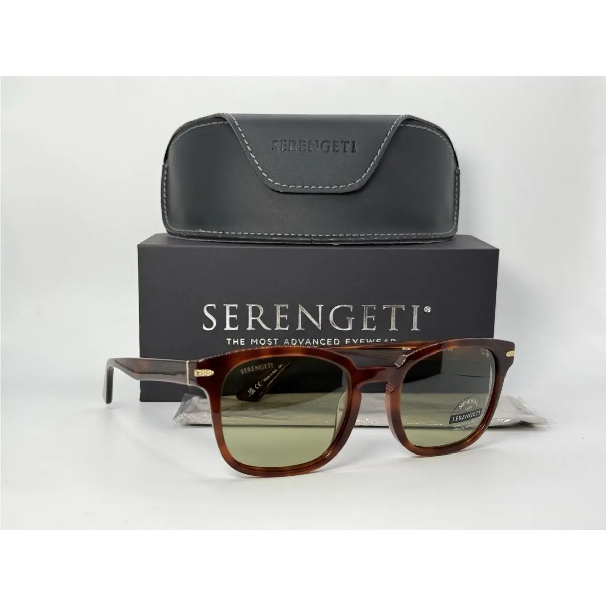 Serengeti Ethan SS575006-S Sunglasses Shiny Havana