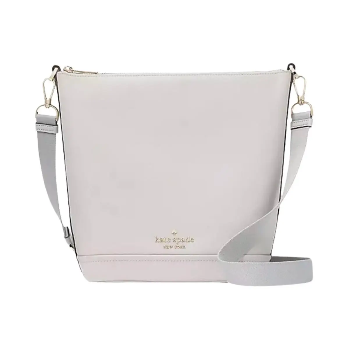 Chelsea Nylon Duffle Bag Platinum Gray Lightweight Travel Tote by Kate Spade