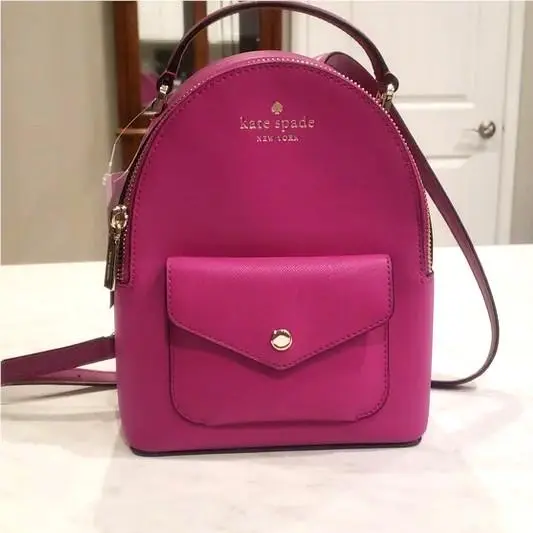 Schuyler Mini Backpack Saffiano Pvc - Baja Rose by Kate Spade