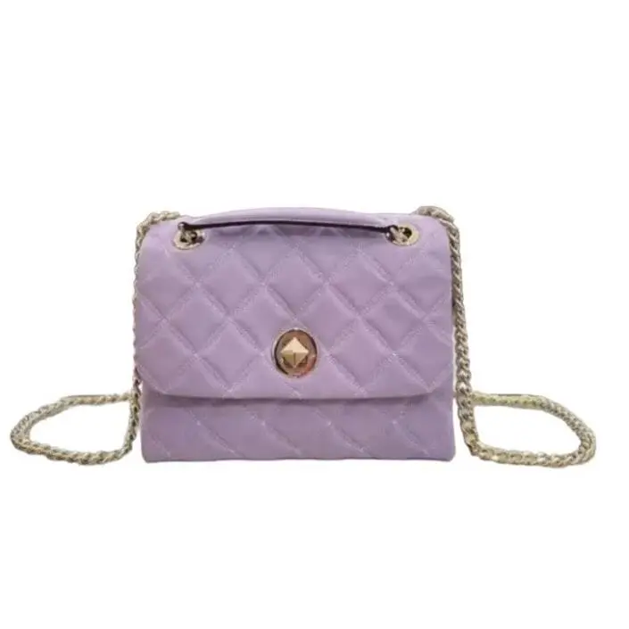 Natalia Medium Flap Crossbody Shoulder Quilted Leather Lilac Frost by Kate Spade