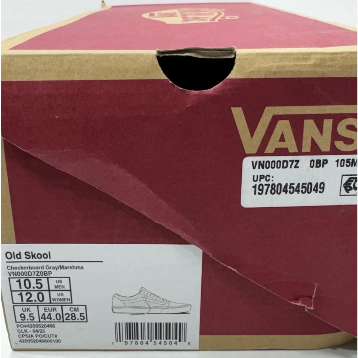 Vans shoes - VANS Old Skool - Old Skool - VN000D7Z0BP - Gray (UPC: 616123915215) 5