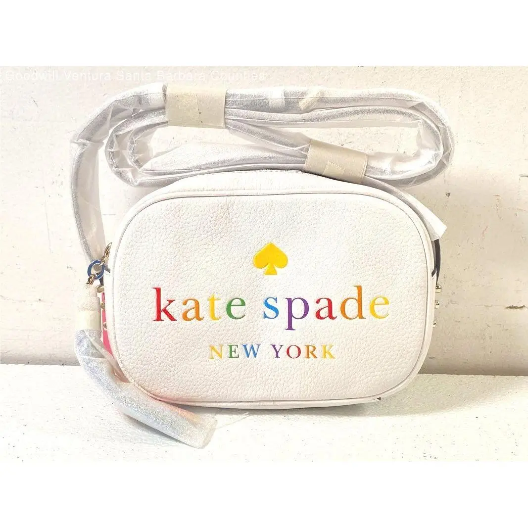 Kourtney Rainbow Logo Crossbody Purse New by Kate Spade
