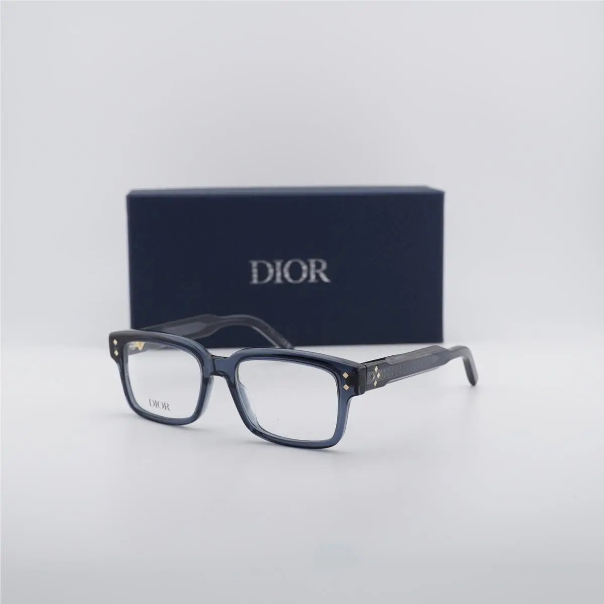 CD Diamondo S8I 3000 Glossy Blue 53mm Eyeglasses by Dior