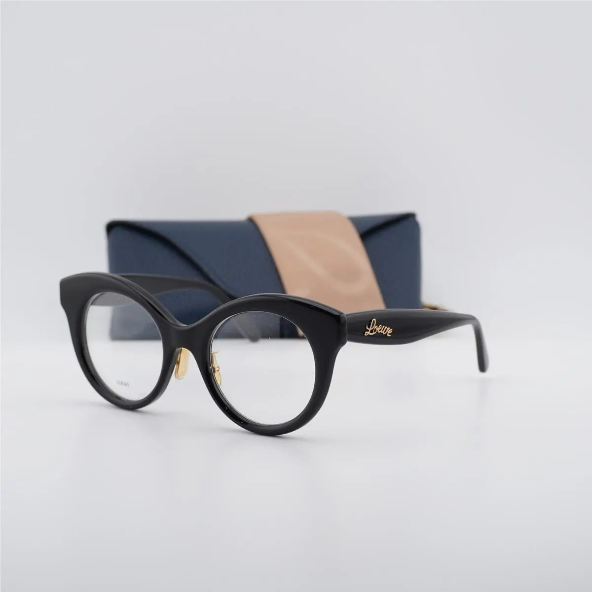 Loewe LW50074F 001 Shiny Black 50mm Eyeglasses