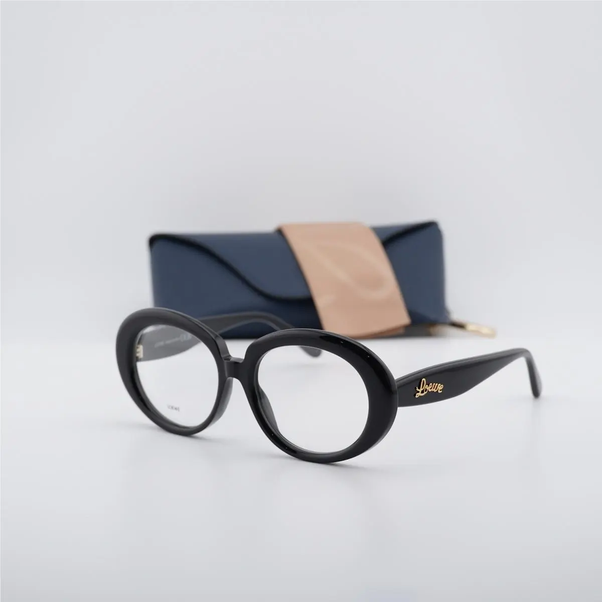 Loewe LW50089I 001 Shiny Black 53mm Eyeglasses