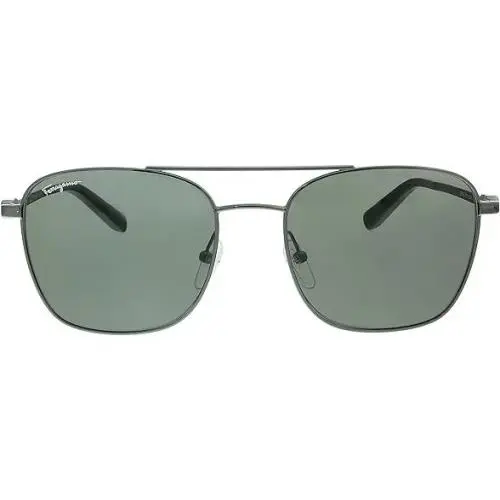 and Auathentic  SF158S 015 Dark Gunmetal/gray Gradient by Salvatore Ferragamo