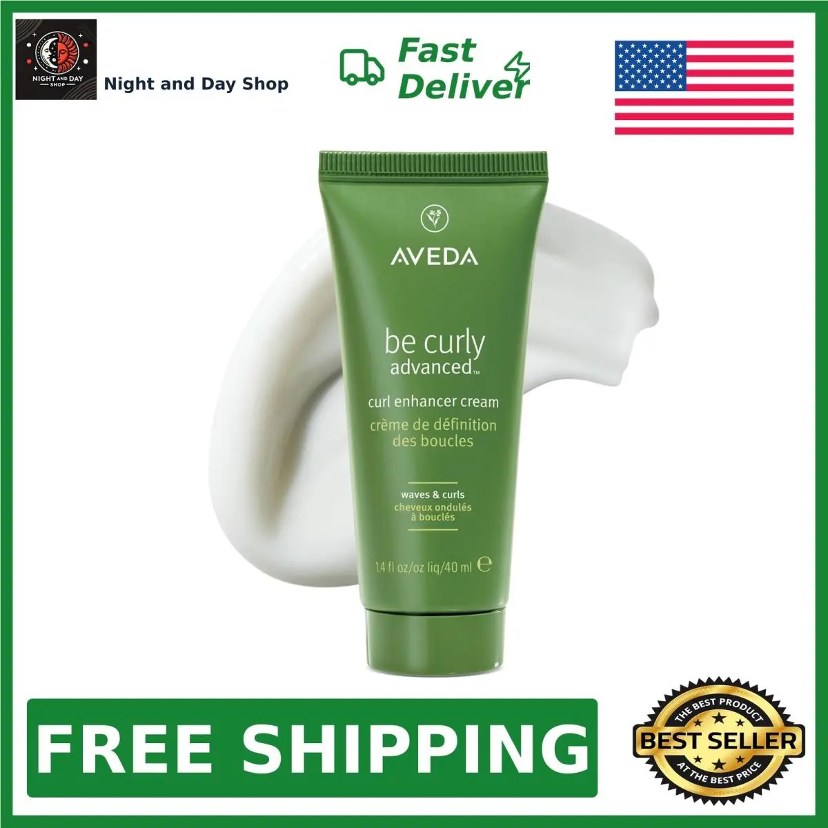 Be Curly Advanced Curl Enhancer Hair Styling Cream Defines Curly by Aveda