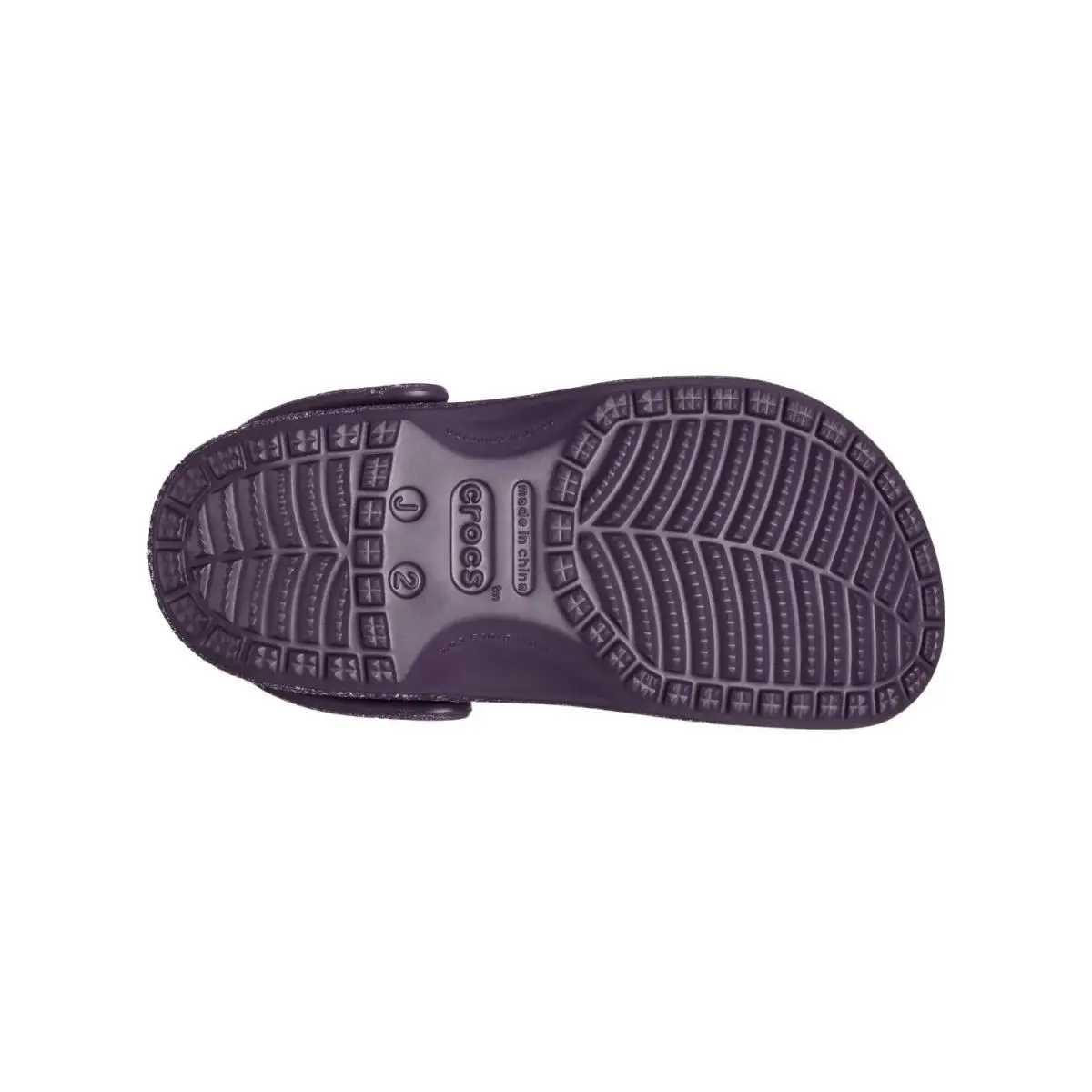 Crocs shoes - Purple Glitter 9