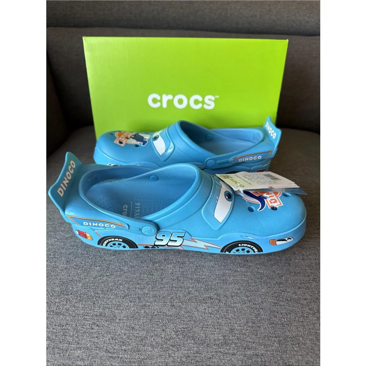 Crocs shoes - Crocs Crocband Disney Pixar Cars Dinoco - C32 C33 - Blue 1