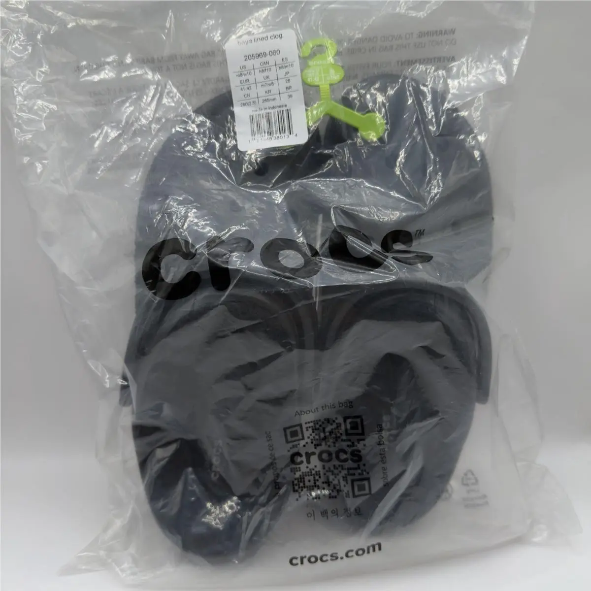Crocs shoes - Crocs Baya Lined Clog - Baya Lined Clog - Black (UPC: 0191448380134) 1