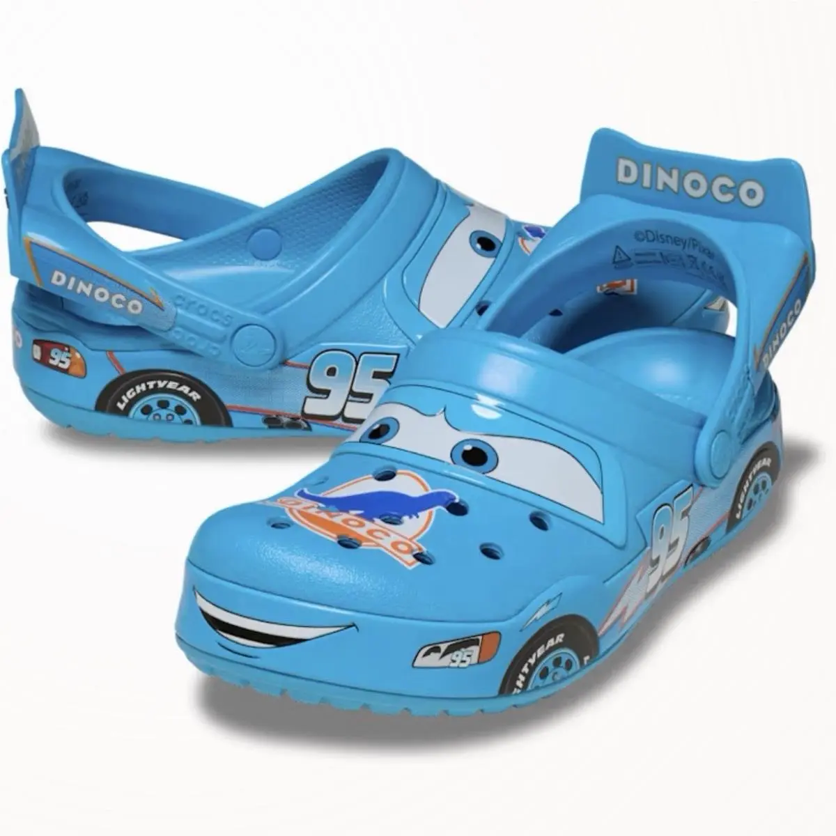 Crocs shoes - Crocs Disney Pixar Lightning McQueen Dinoco - Blue (UPC: 198445511493) 10