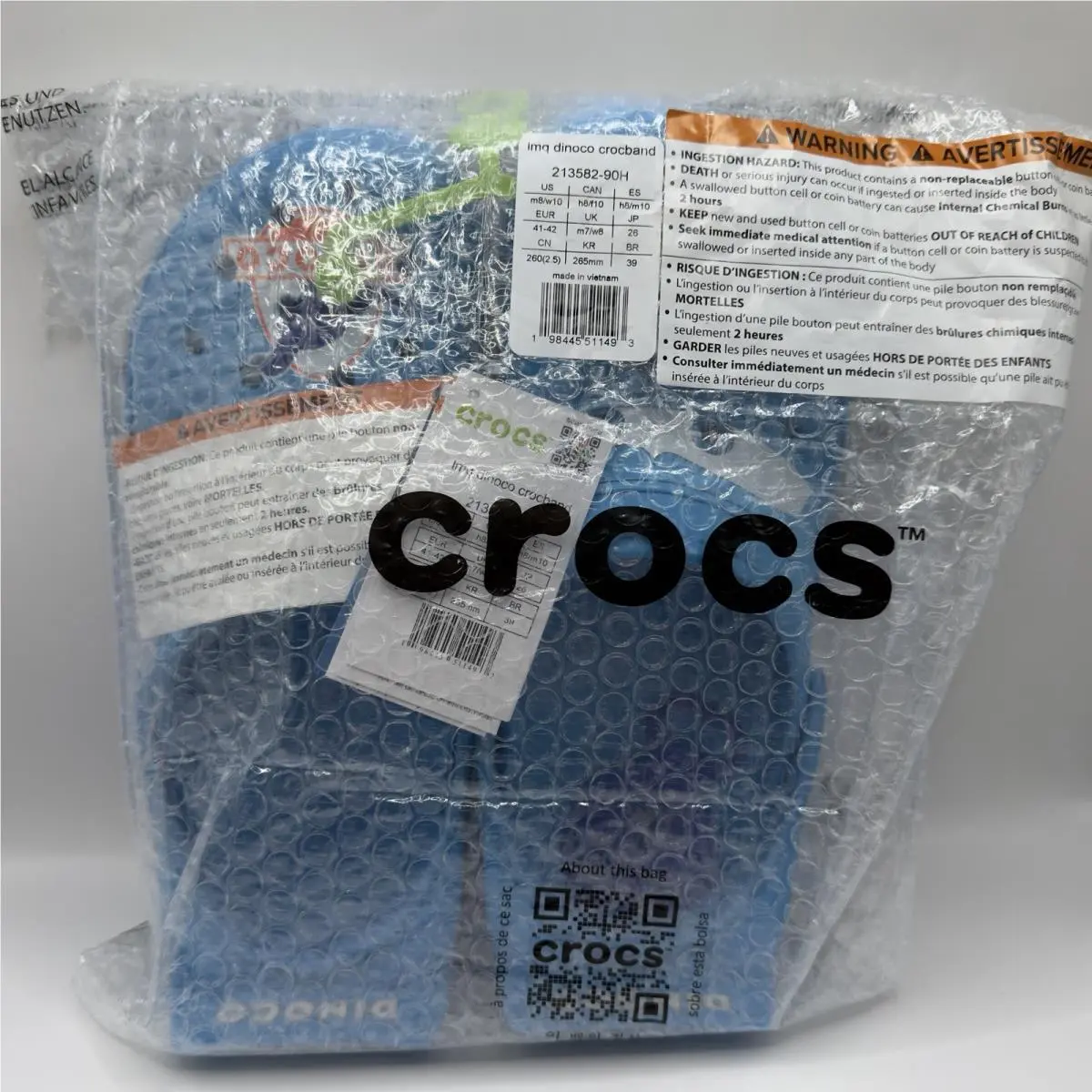 Crocs shoes - Crocs Disney Pixar Lightning McQueen Dinoco - Blue (UPC: 198445511493) 0