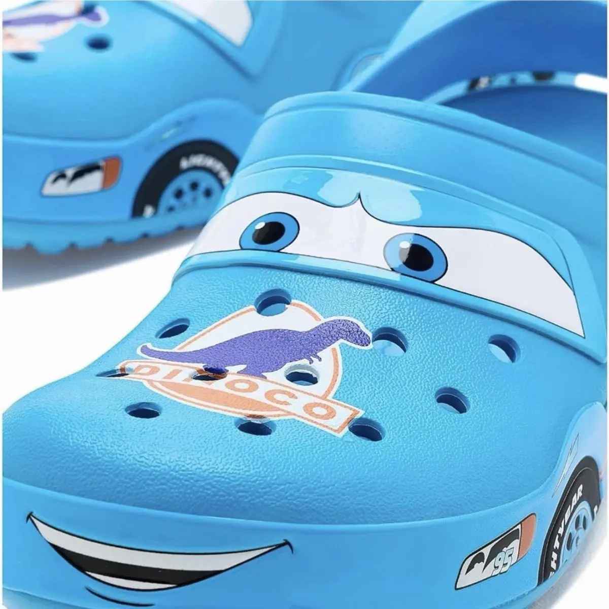 Crocs shoes - Crocs Disney Pixar Lightning McQueen Dinoco - Blue (UPC: 198445511493) 12