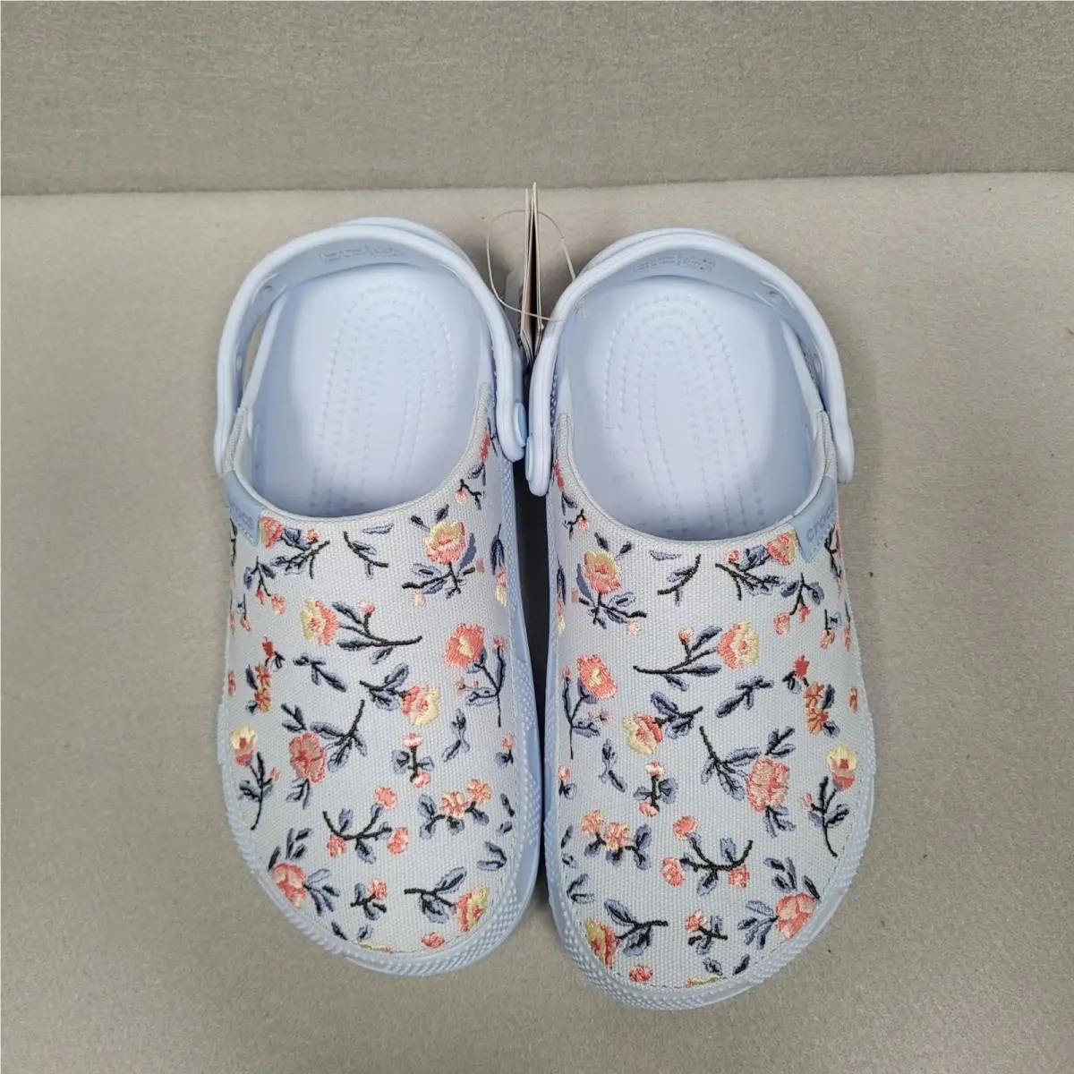 Crocs shoes - Classic Crafted Floral Clog - Classic Crafted Floral Clog - Blue 8