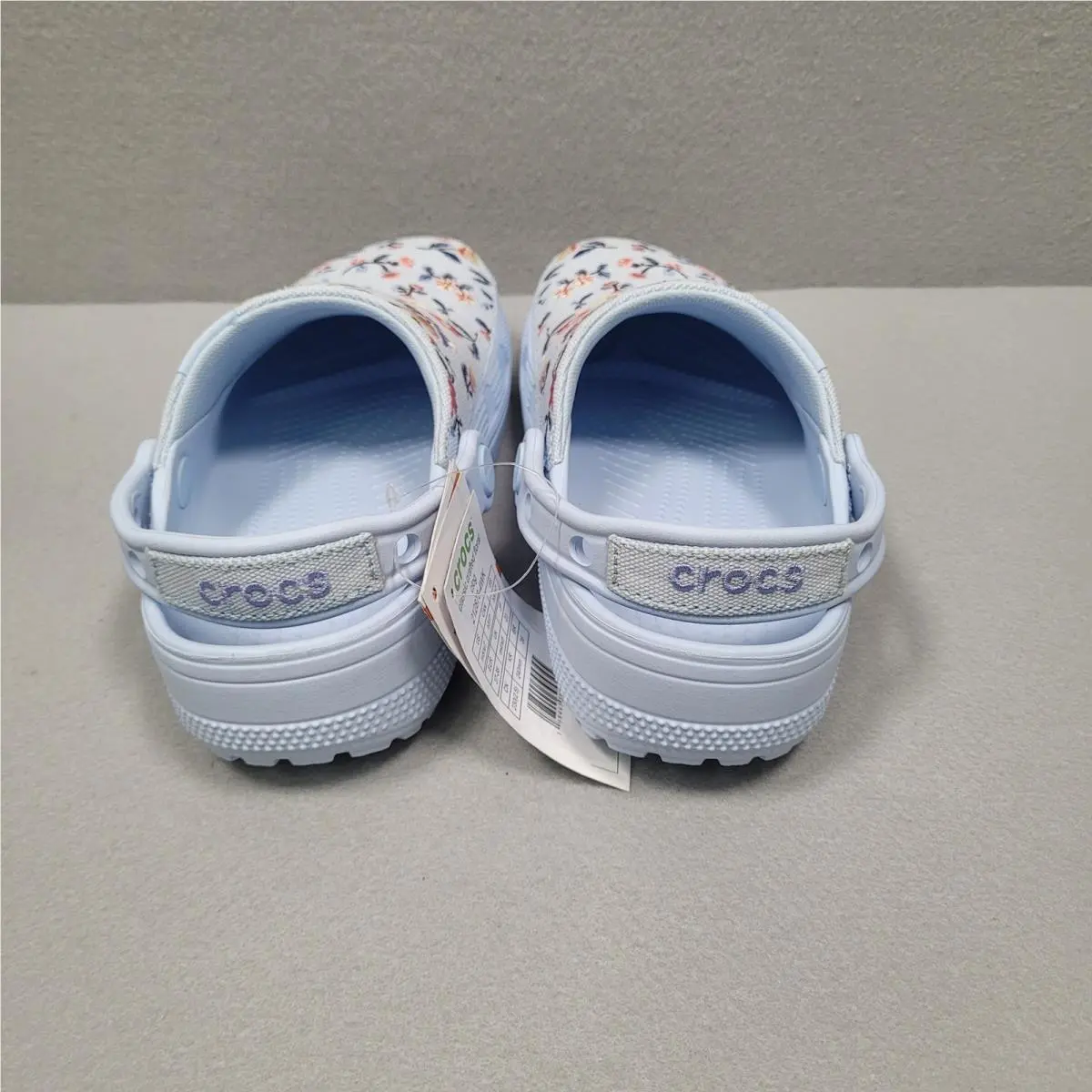 Crocs shoes - Classic Crafted Floral Clog - Classic Crafted Floral Clog - Blue 9