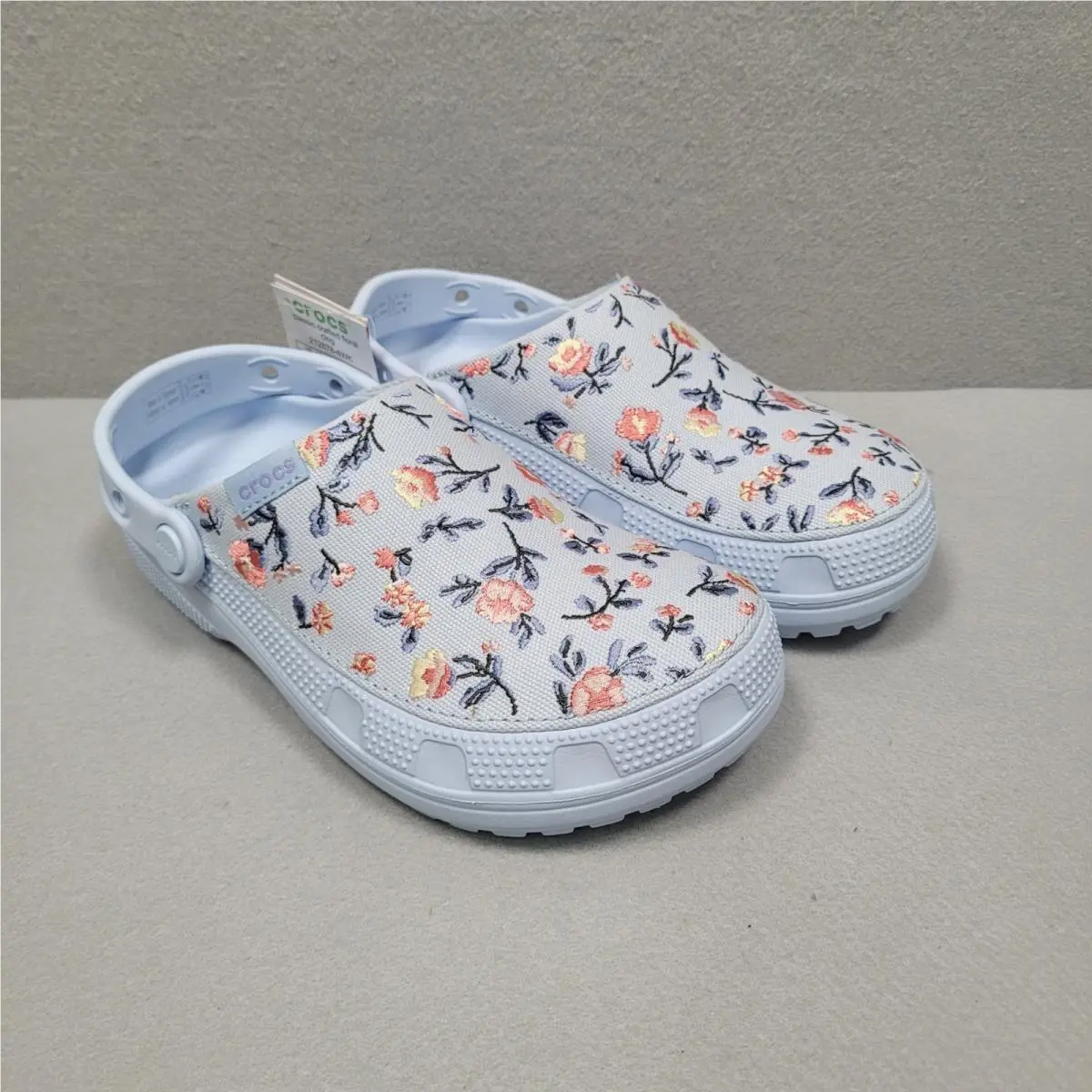 Crocs shoes - Classic Crafted Floral Clog - Classic Crafted Floral Clog - Blue 5