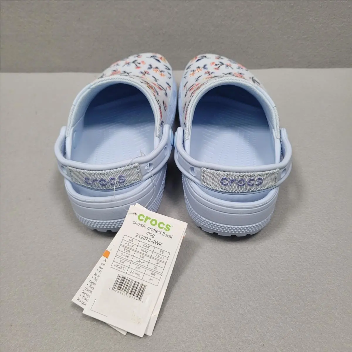 Crocs shoes - Classic Crafted Floral Clog - Classic Crafted Floral Clog - Blue 7