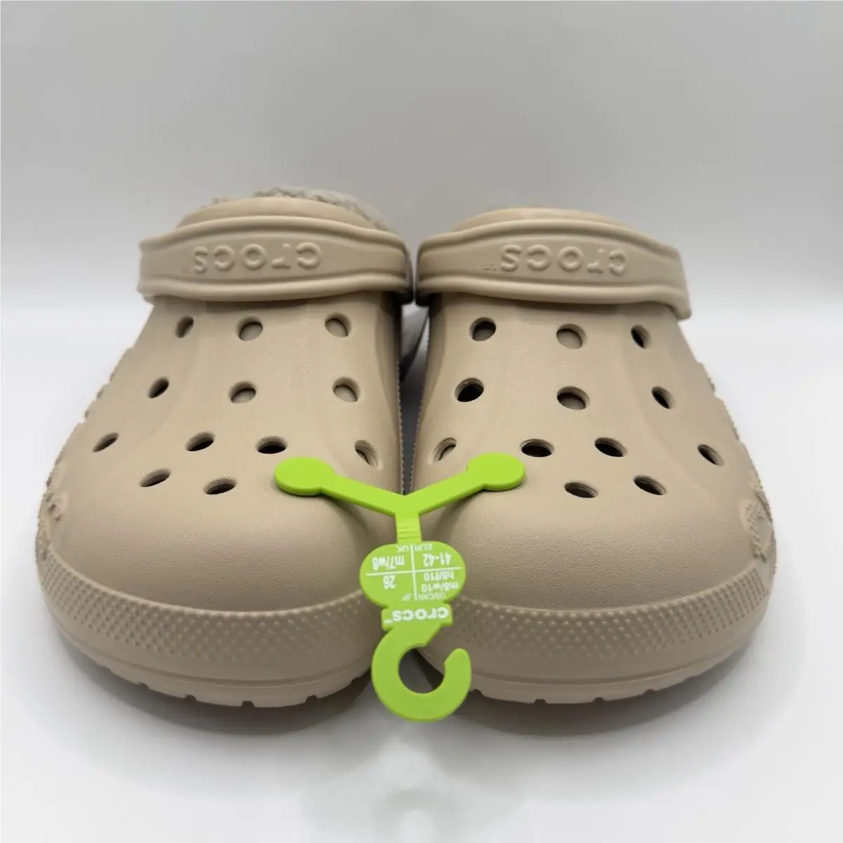 Crocs shoes - Crocs Baya Lined Clog - Baya Lined Clog - Beige (UPC: 0196265745463) 2