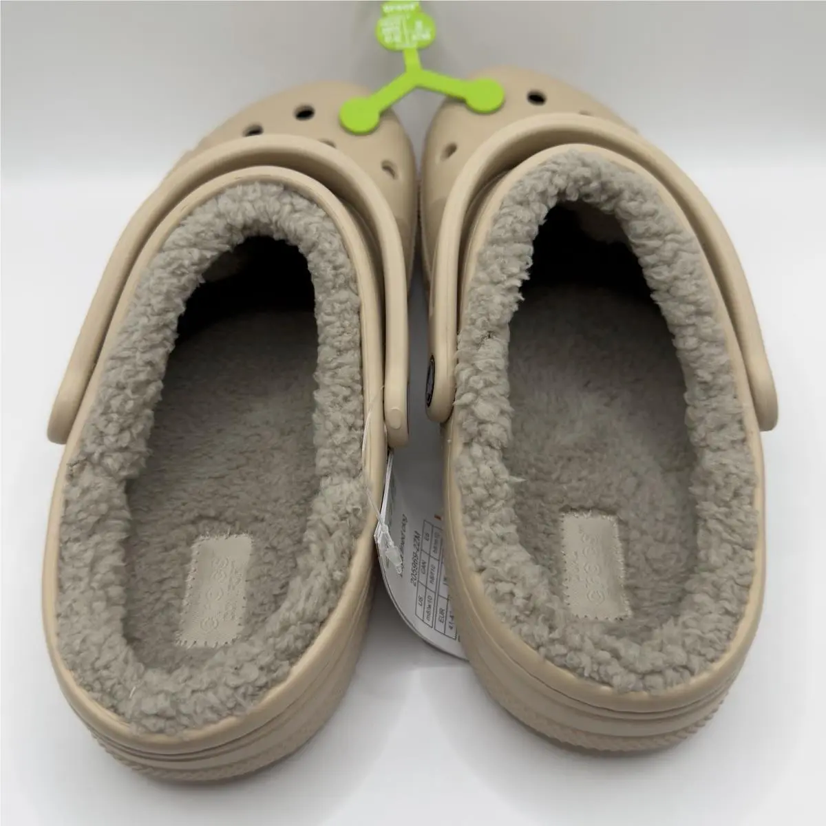 Crocs shoes - Crocs Baya Lined Clog - Baya Lined Clog - Beige (UPC: 0196265745463) 3