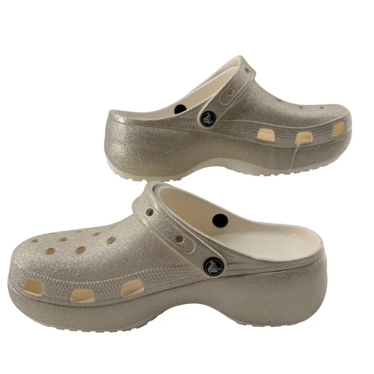 Crocs shoes - Classic Platform Glitter Clog - Classic Platform Glitter Clog - Gold 0