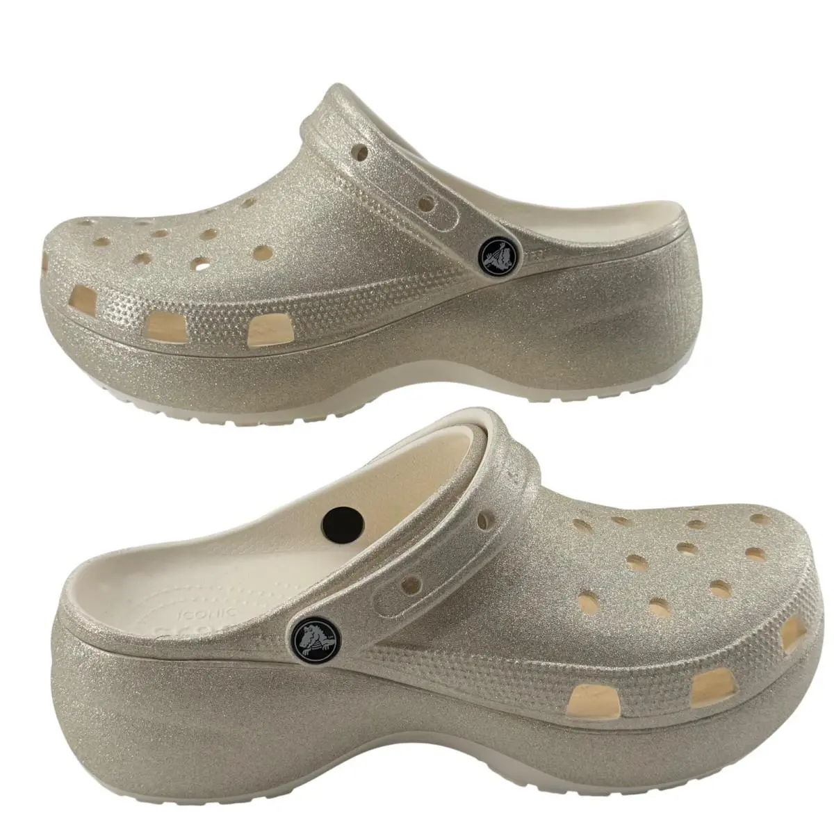 Crocs shoes - Classic Platform Glitter Clog - Classic Platform Glitter Clog - Gold 1