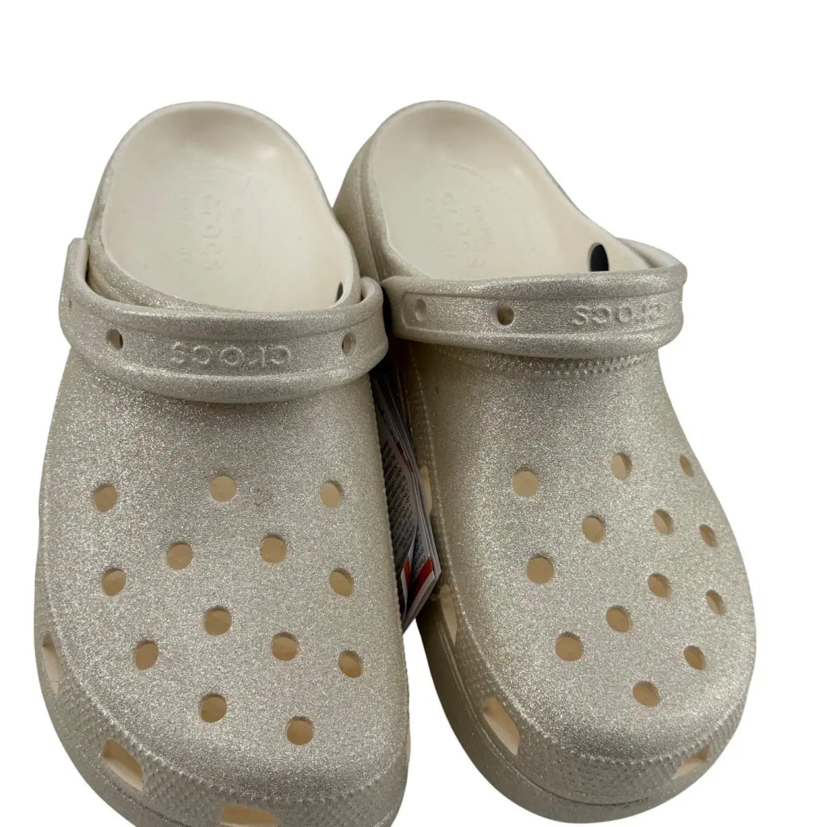 Crocs shoes - Classic Platform Glitter Clog - Classic Platform Glitter Clog - Gold 3