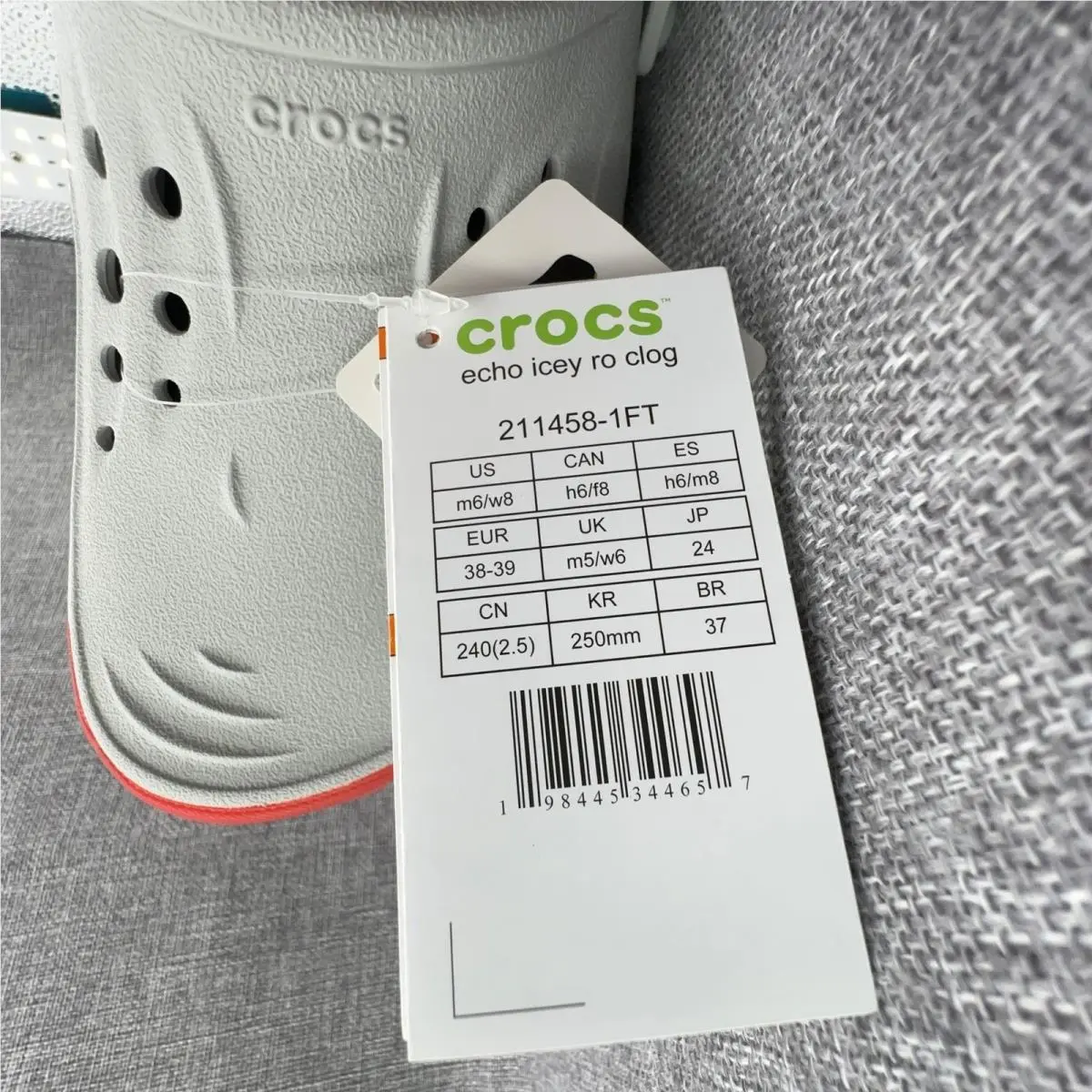 Crocs shoes - Echo Icey Ro Clog - Echo Icey Clog - Gray 7