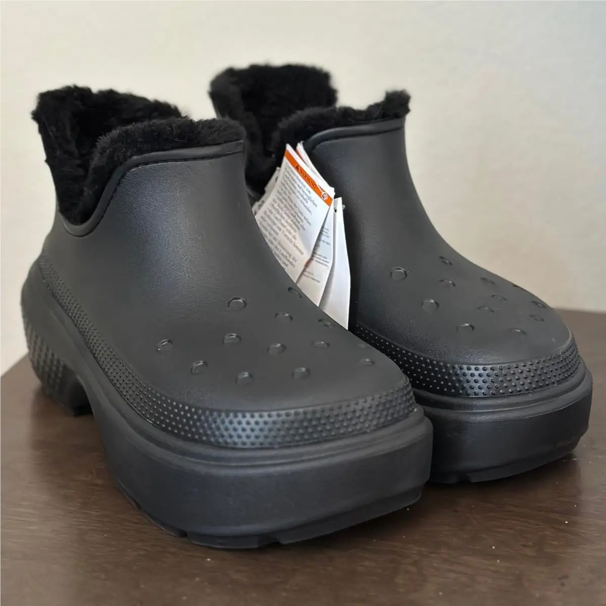 Crocs shoes - Crocs Stomp Lined Shorty Boot - Black 0