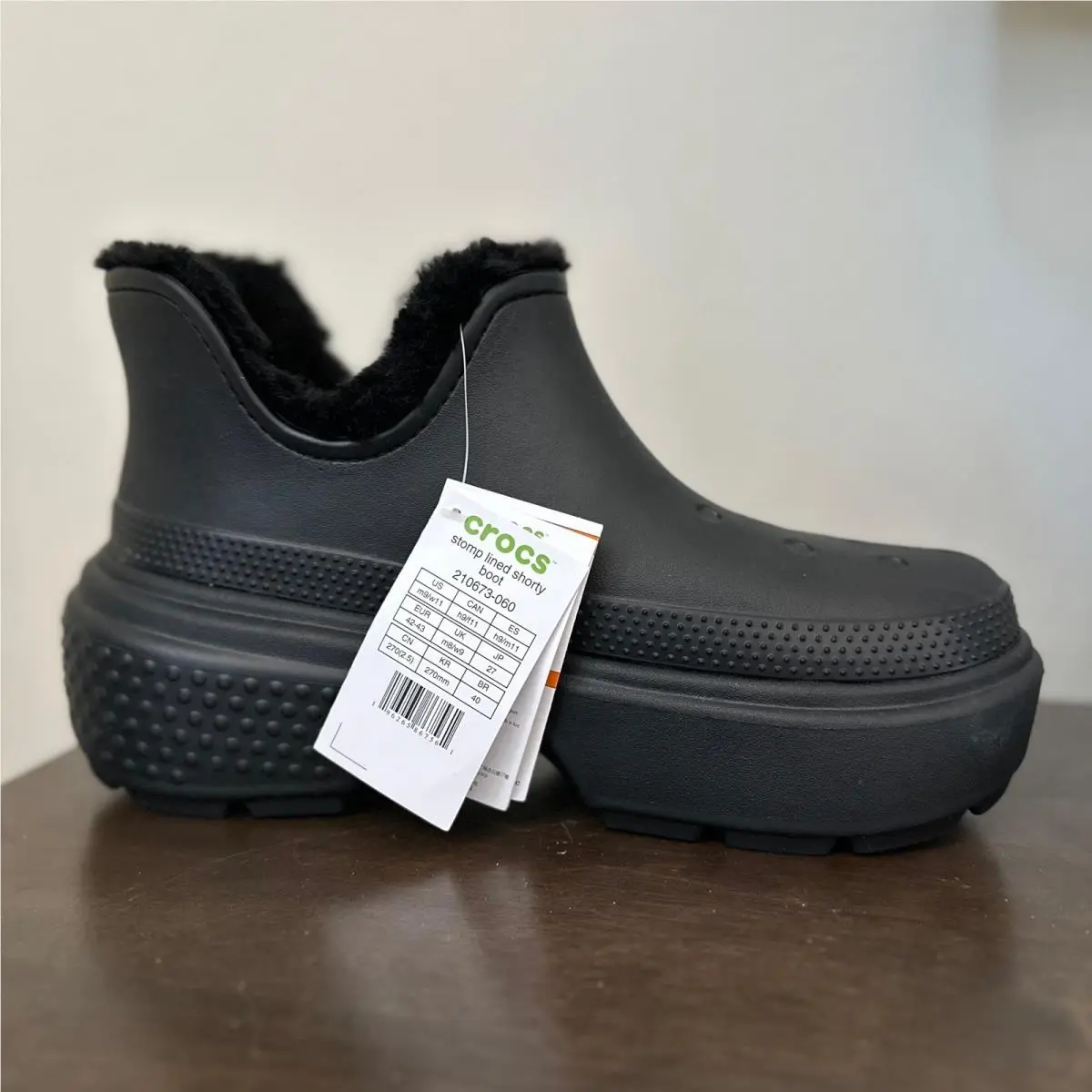 Crocs shoes - Crocs Stomp Lined Shorty Boot - Black 5