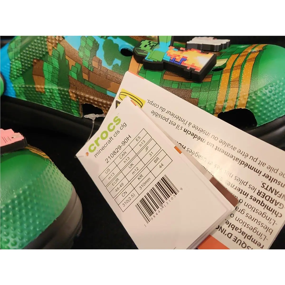 Crocs shoes - Minecraft - Minecraft - Multicolor (UPC: 198445131059) 0