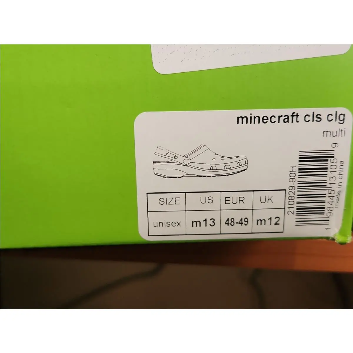 Crocs shoes - Minecraft - Minecraft - Multicolor (UPC: 198445131059) 5