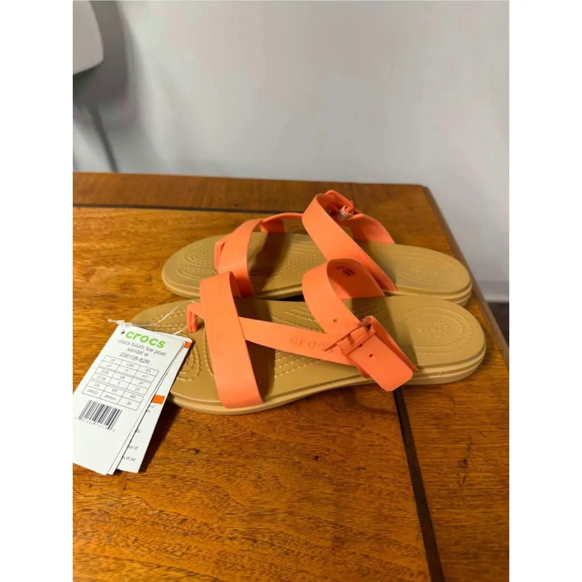 Crocs shoes - Crocs Tulum Toe Post Sandal - Orange 0