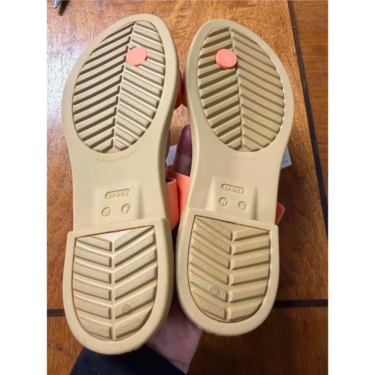 Crocs shoes - Crocs Tulum Toe Post Sandal - Orange 4