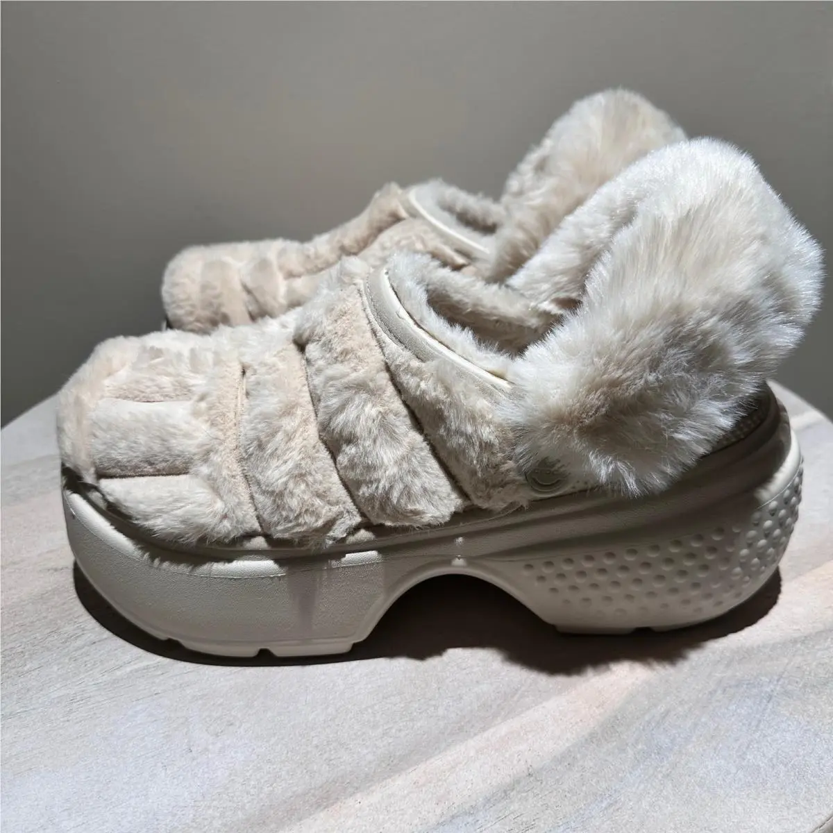 Crocs shoes - Stomp Lined Quilted - Stomp Lined Quilted - Cream 2