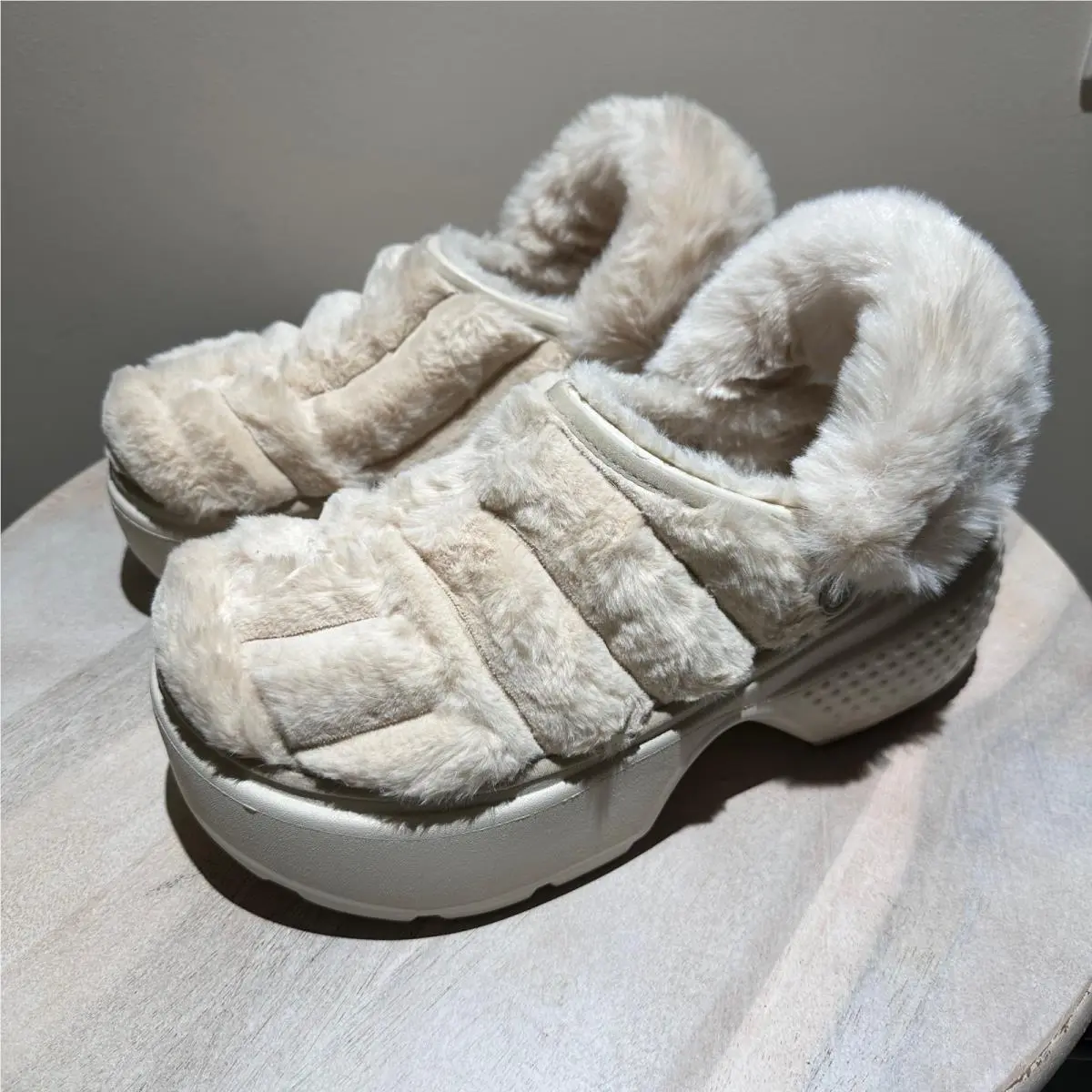 Crocs shoes - Stomp Lined Quilted - Stomp Lined Quilted - Cream 0