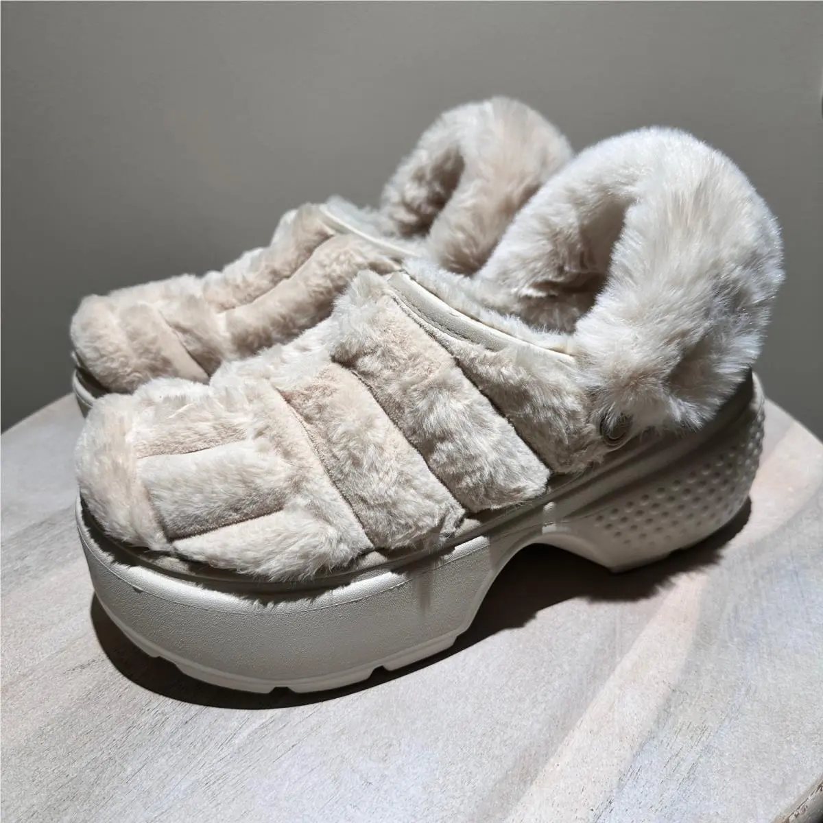 Crocs shoes - Stomp Lined Quilted - Stomp Lined Quilted - Cream 1