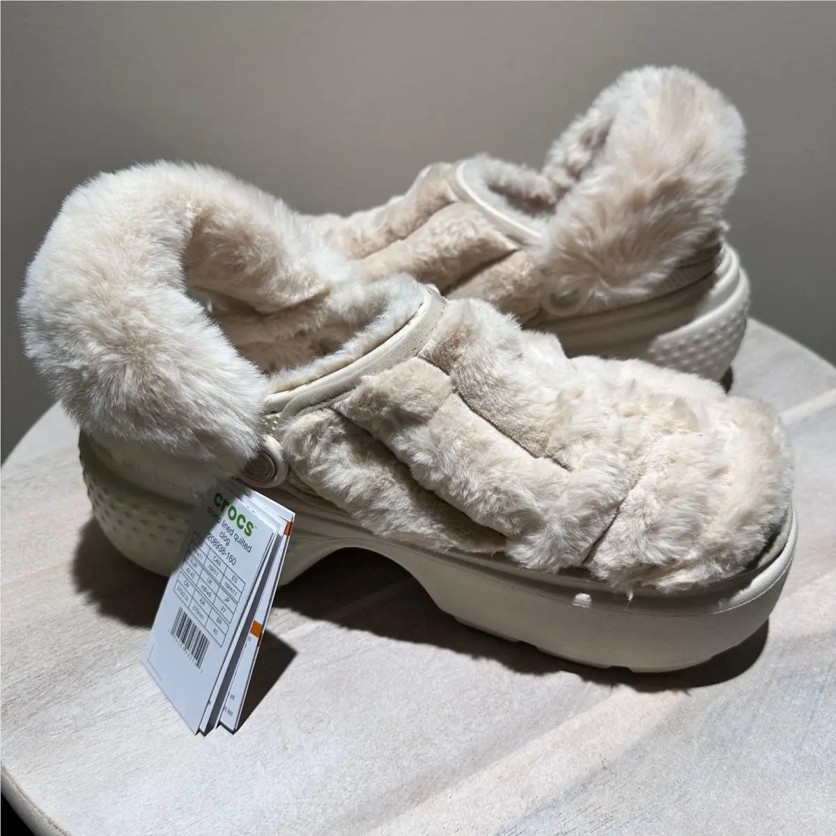 Crocs shoes - Stomp Lined Quilted - Stomp Lined Quilted - Cream 3