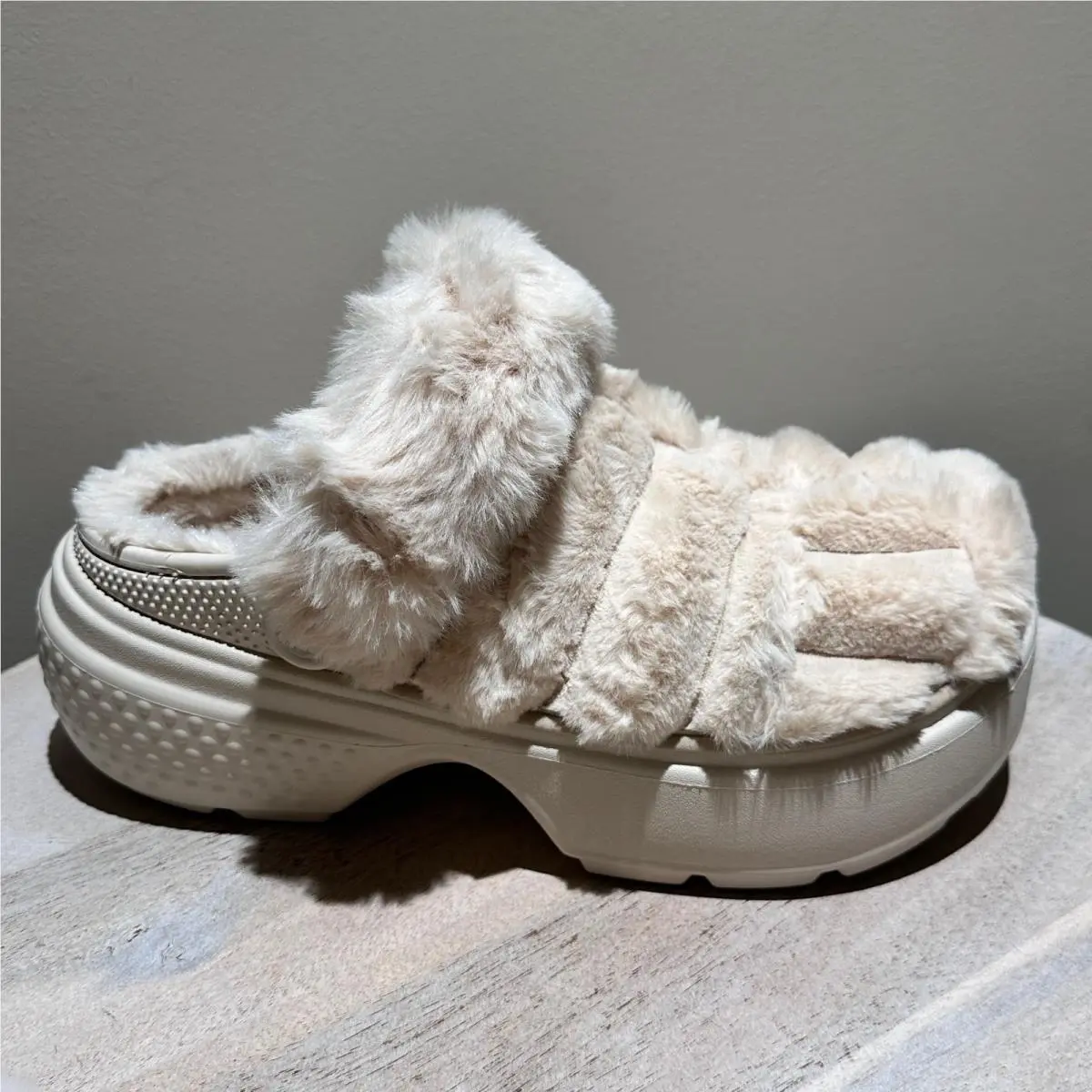 Crocs shoes - Stomp Lined Quilted - Stomp Lined Quilted - Cream 7