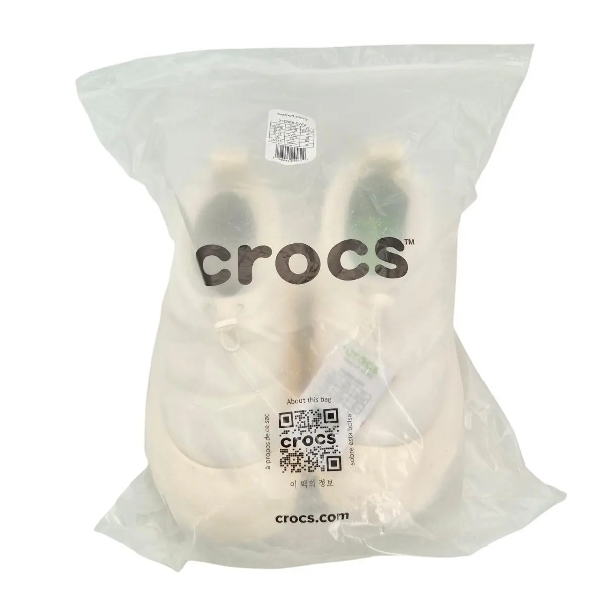 Crocs shoes - White (UPC: 198445245824) 1