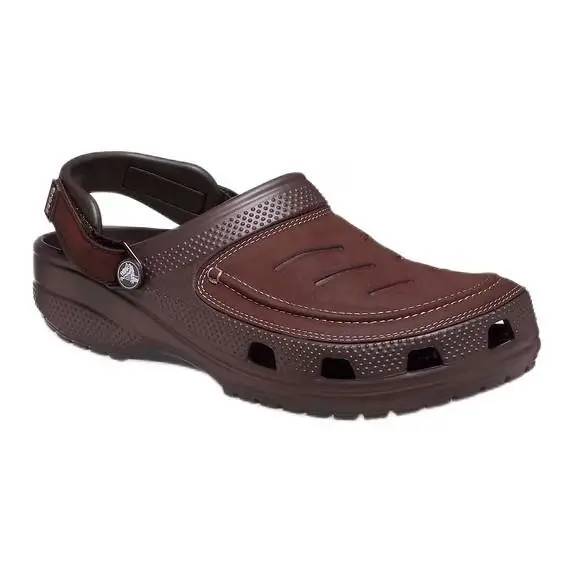 Crocs Men`s Yukon Vista II Literide Clog Sandal - Espresso/mushroom Size 8 - Brown