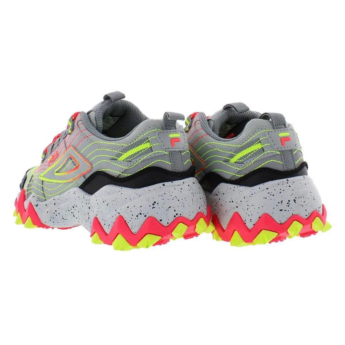 Fila shoes - Grey/Pink/Volt, Full: Grey/Pink/Volt 2