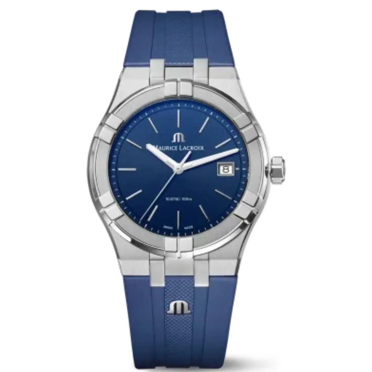 Men`s Aikon Blue Dial Watch - AI1108-SS00F-430 by Maurice Lacroix