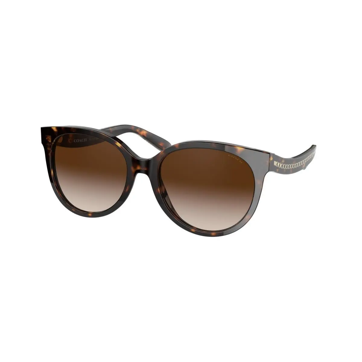 HC 8321 C6181 Dark Tortoise Brown Grad 51203B Size 55 Sunglasses by Coach